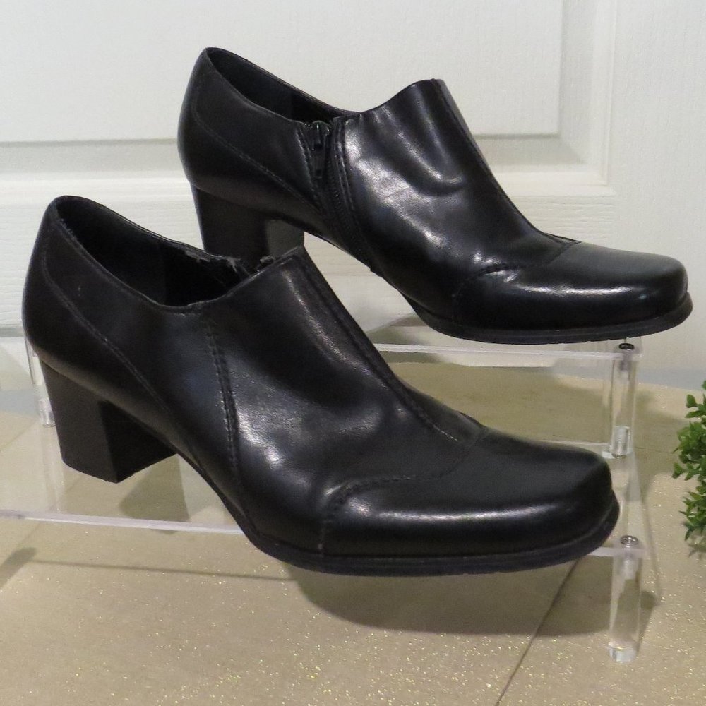Franco Sarto Black Ankle Booties Sz 10 Medium